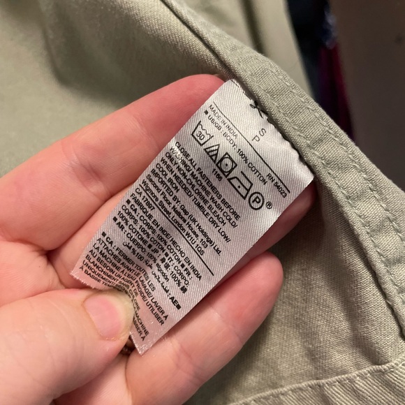 Gap Light Green Army Style Jacket Size Small - Picture 7 of 10